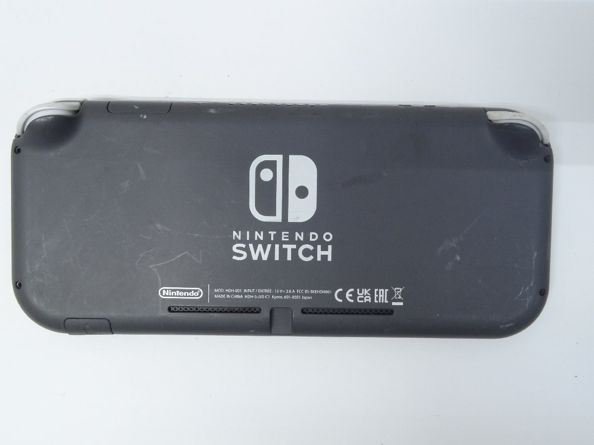 レ■/Zこ7819　Nintendo Switch Lite スイッチライト グレイ 訳ありジャンク / HDH-001 / 保証無_画像10