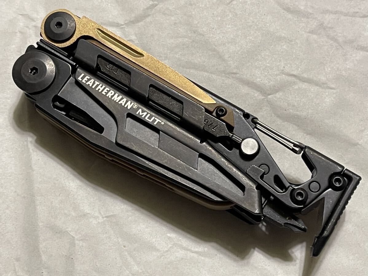 Leatherman (レザーマン) MUT EOD Black 国内正規品 ワイヤーカッター替刃付きの画像1