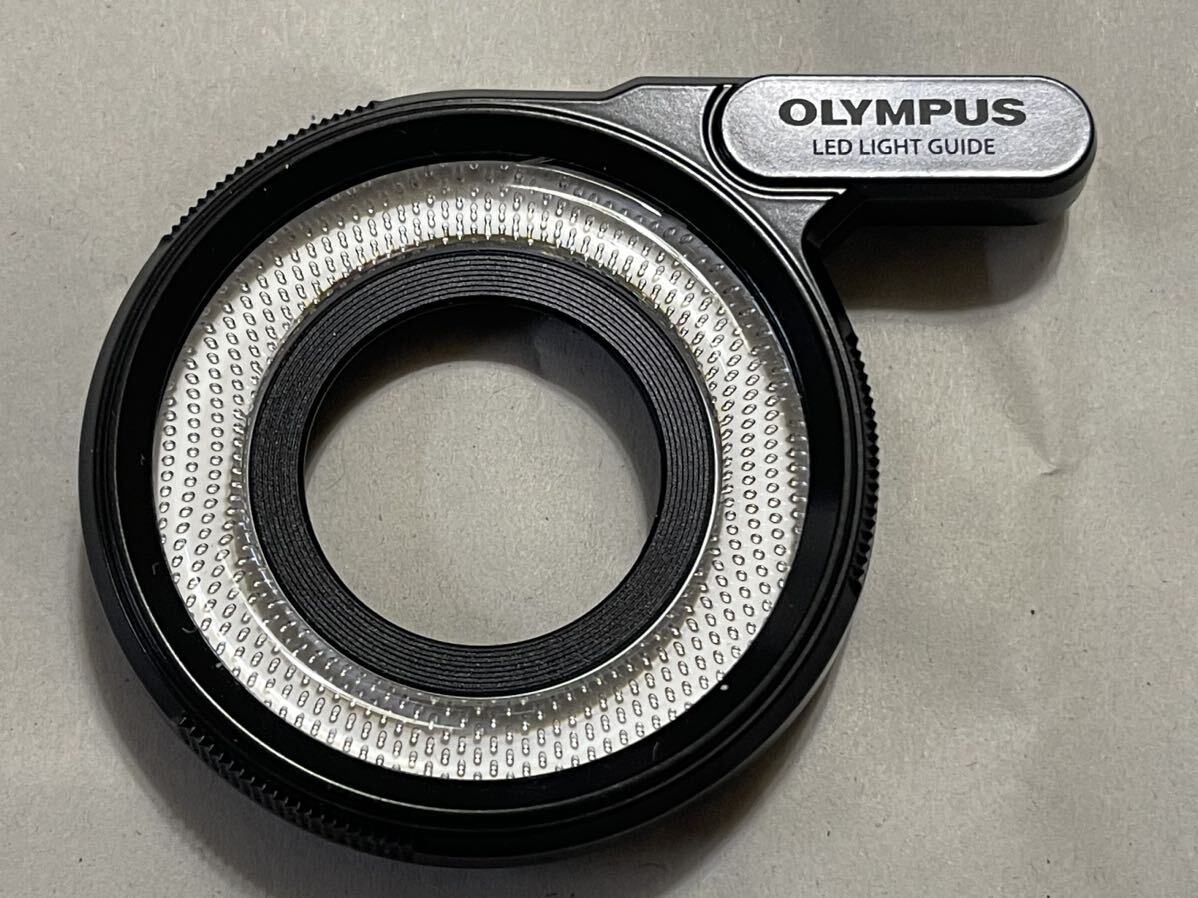 OLYMPUS TG-6 red LG-1 LED light guide attached 