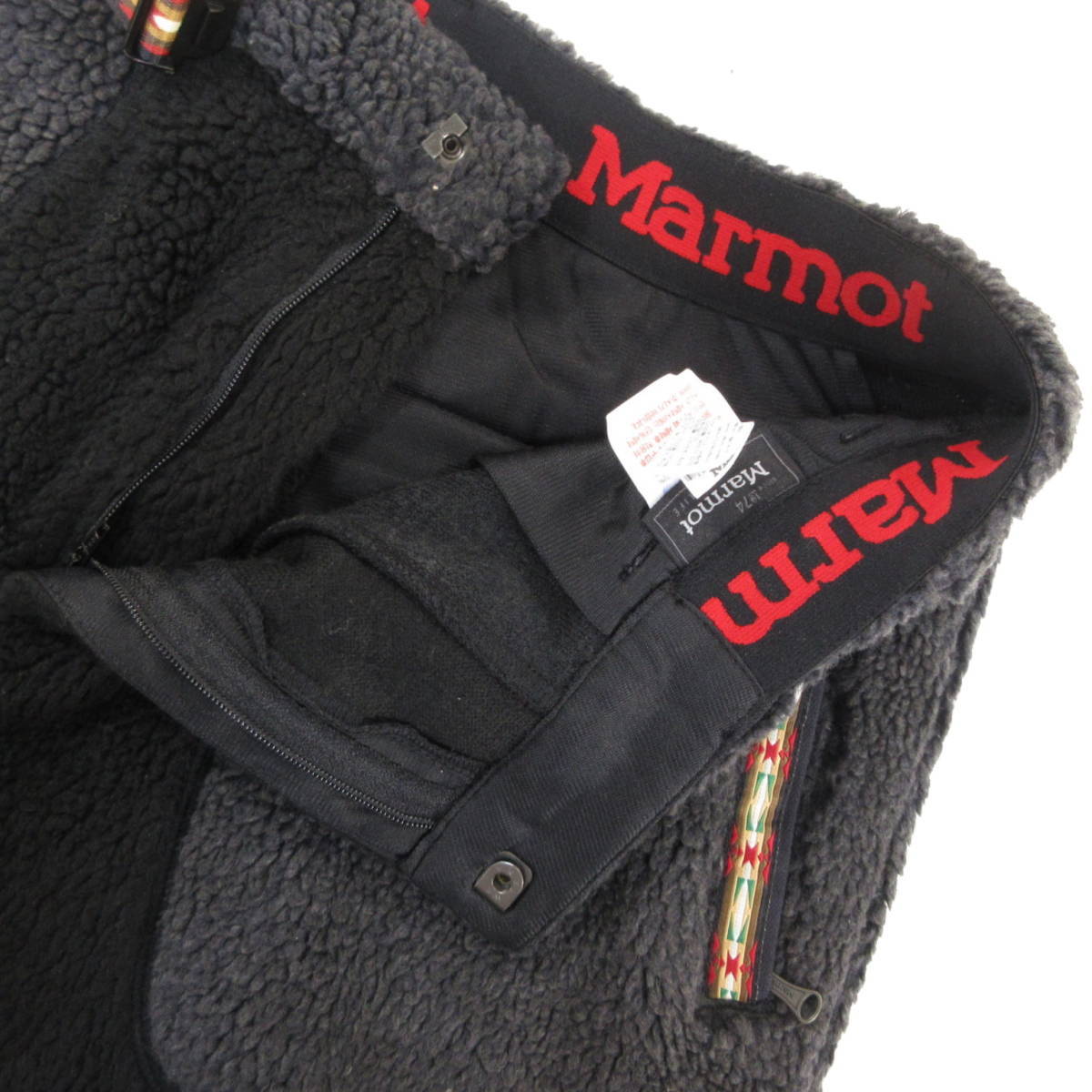  new goods *Marmot* heat insulation boa fleece shorts W76cm black * Marmot outdoor *J2306