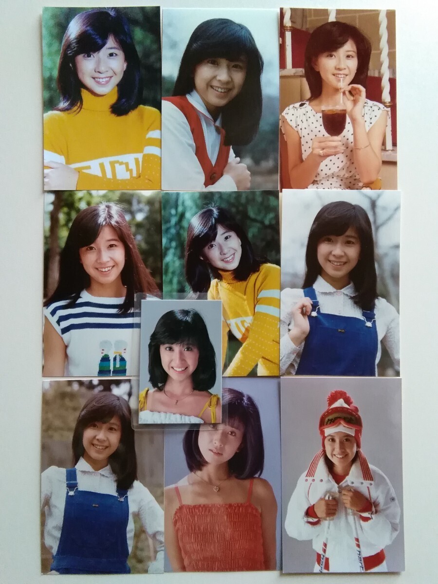 【大場久美子】(70年代アイドル)/【マルベル堂プロマイド ９枚】&【ラミネートカード】の画像1