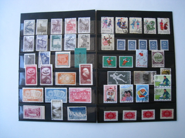 収集家の出品　海外切手／日本切手　中国の切手　大量　未済混合_画像5