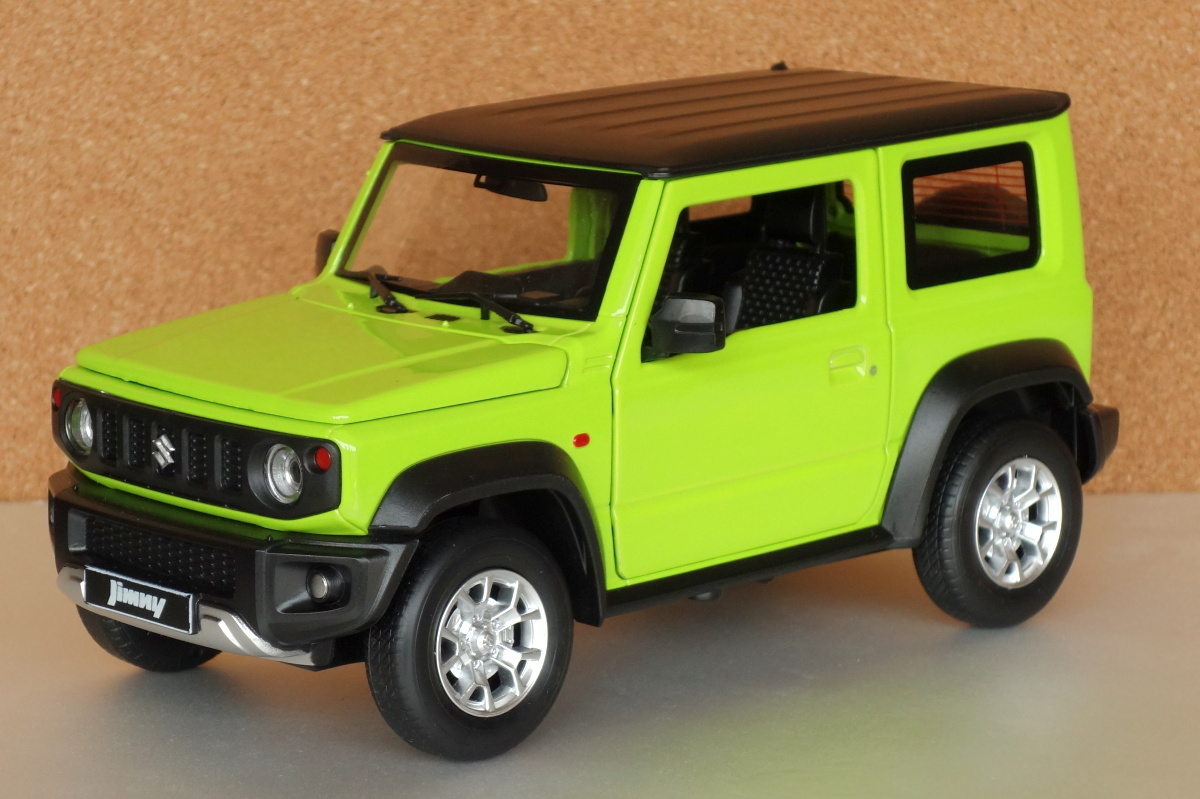 メーカー不明（MSZ？） 1/18 SUZUKI JIMNY 中古美品！の画像1