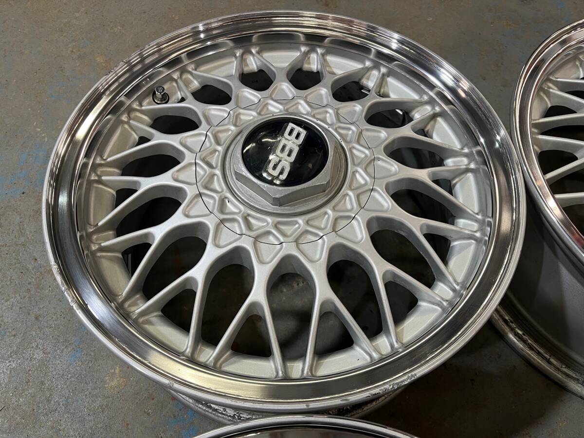 BBS！RG！14インチ！4本セット！6J+45！PCD100 4穴！キャップレンチおまけ付き！軽自動車にピッタリ！売切！新潟発！_画像2