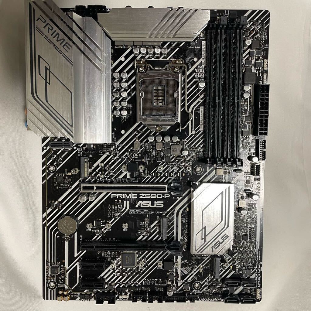 ASUS PRIME Z590-P マザーボード Intel 11世代 10世代 LGA1200 Windows 10 Home付属の画像1