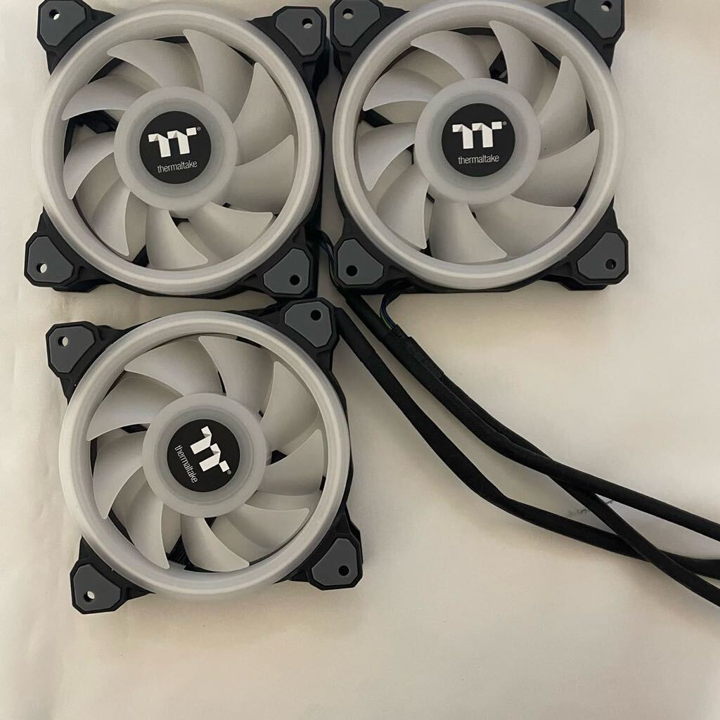 Thermaltake Riing Plus 12 RGB Radiator Fan TT Premium Edition 3Pack TT-1225 ファン3個セット　ゲーミングPC #2_画像5