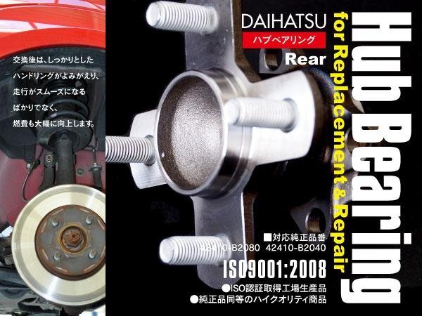 新品 ハブベアリング リア 1個 ムーヴ L175S LA100S LA110S タント L375S L385S LA600S LA610S ミラ L275S L285S 42410-B2080 送料無料_画像1