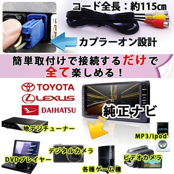 【ネコポス限定送料無料】VTRアダプター ND3N-W53/D53 DVDナビTV MD CDチューナー_画像2