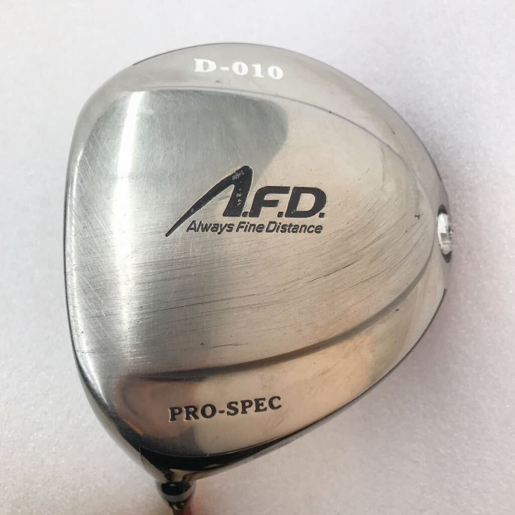 【即決価格】【1W】レフティ／AFD／プロスペック　Dー010／10.5度／試打用シャフト・SPD 569EVO 2／FLEX S／カバー有り／