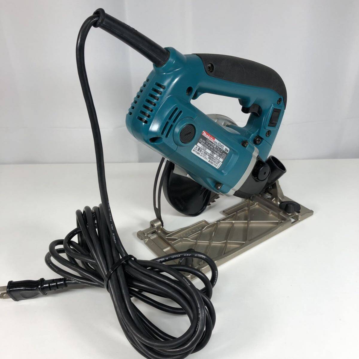 中古動作品 マキタ 電動工具 丸ノコ モデル 5240L makita 内装マルノコ 説明書コピー付きの画像7