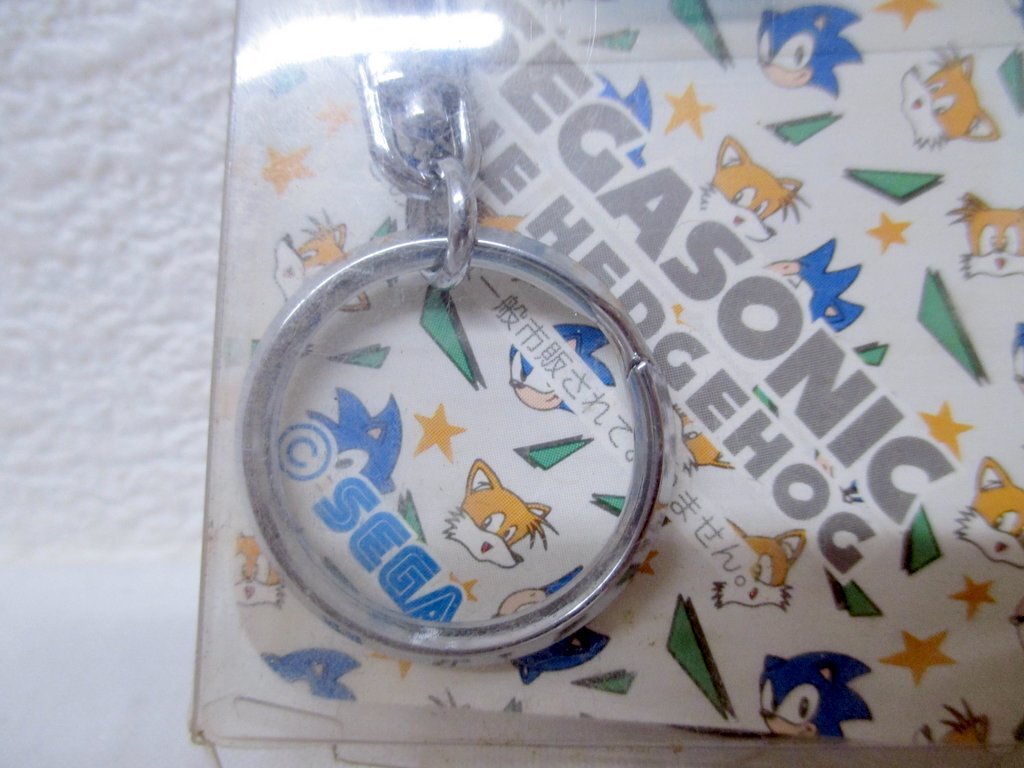 デッドストック 当時物 非売品 SEGA セガ ソニック・ザ・ヘッジホッグ キーホルダー2個セット Sonic the Hedgehog key holder NOT FOR SALEの画像8