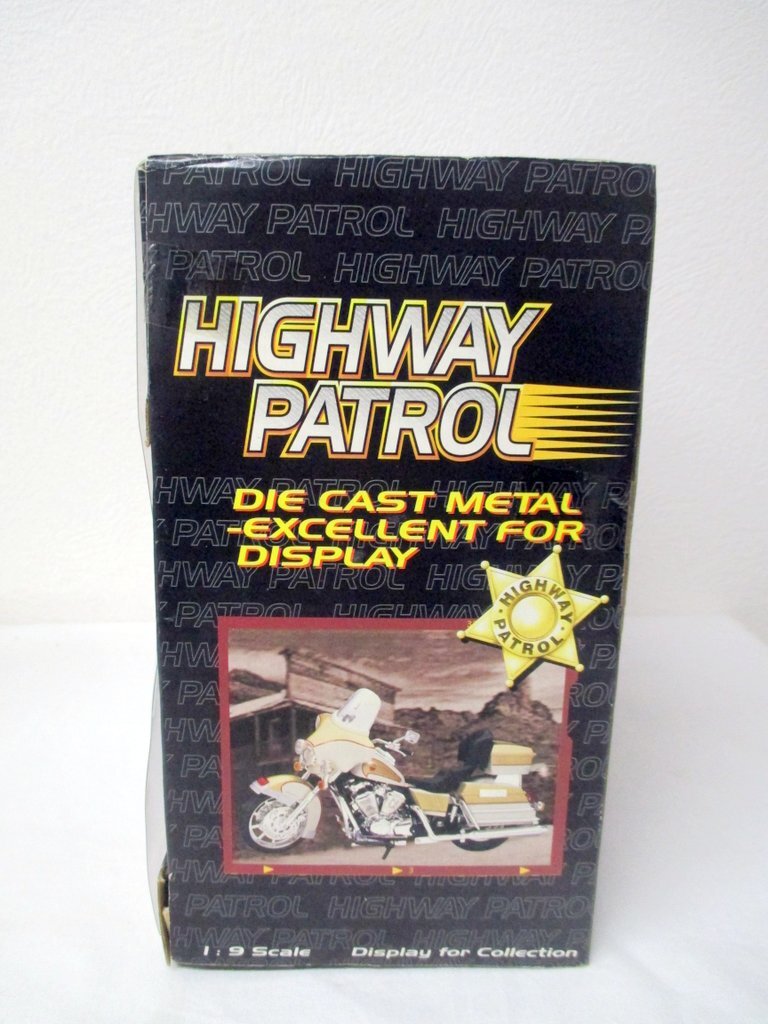 その2 デッドストック 1/9 ハイウェイ パトロール ダイキャストメタル バイク HIGHWAY PATROL BIKEの画像7