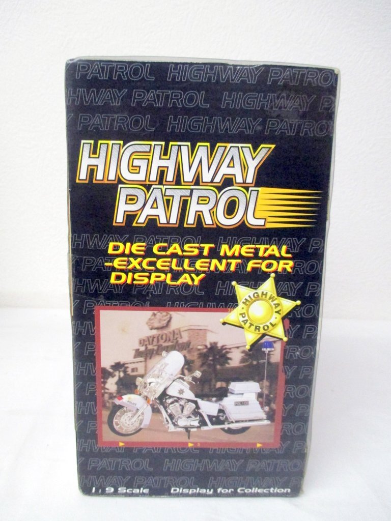 その2 デッドストック 1/9 ハイウェイ パトロール ダイキャストメタル バイク HIGHWAY PATROL BIKEの画像5