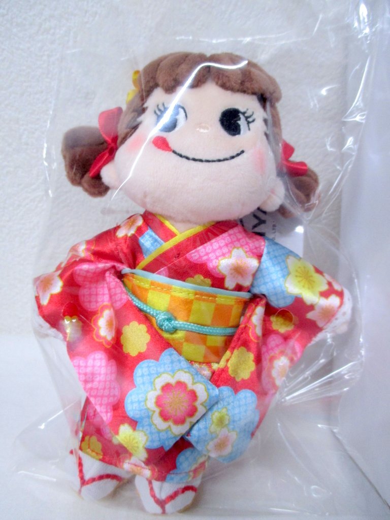 デッドストック 未使用 不二家 ミルキーコレクション 着物 ペコちゃん人形 キャンペーン当選品 FUJIYA Peko 懸賞品の画像2