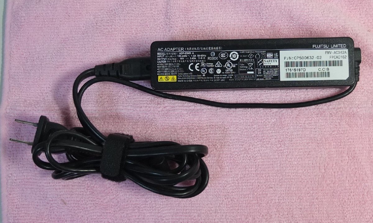  Fujitsu AC adapter FMV-AC342A ADP-65MD A FPCAC162 19V-3.42A plug outer diameter 3.4mm