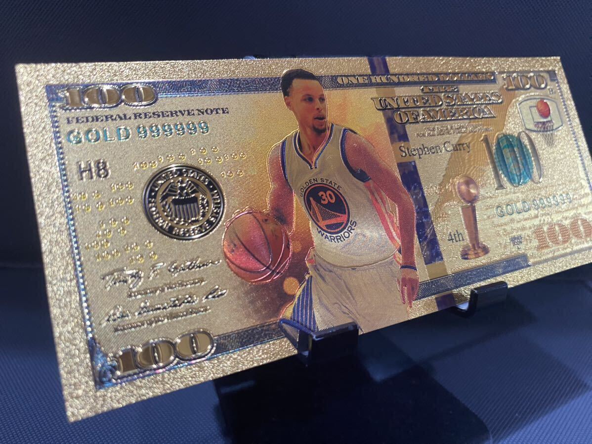 【新品】STEPHEN CURRY /24K GOLD 4枚SET ゴールドの証明書付き NBAカード ジョーダン コービー ステファンカリー レブロン Autoの画像6