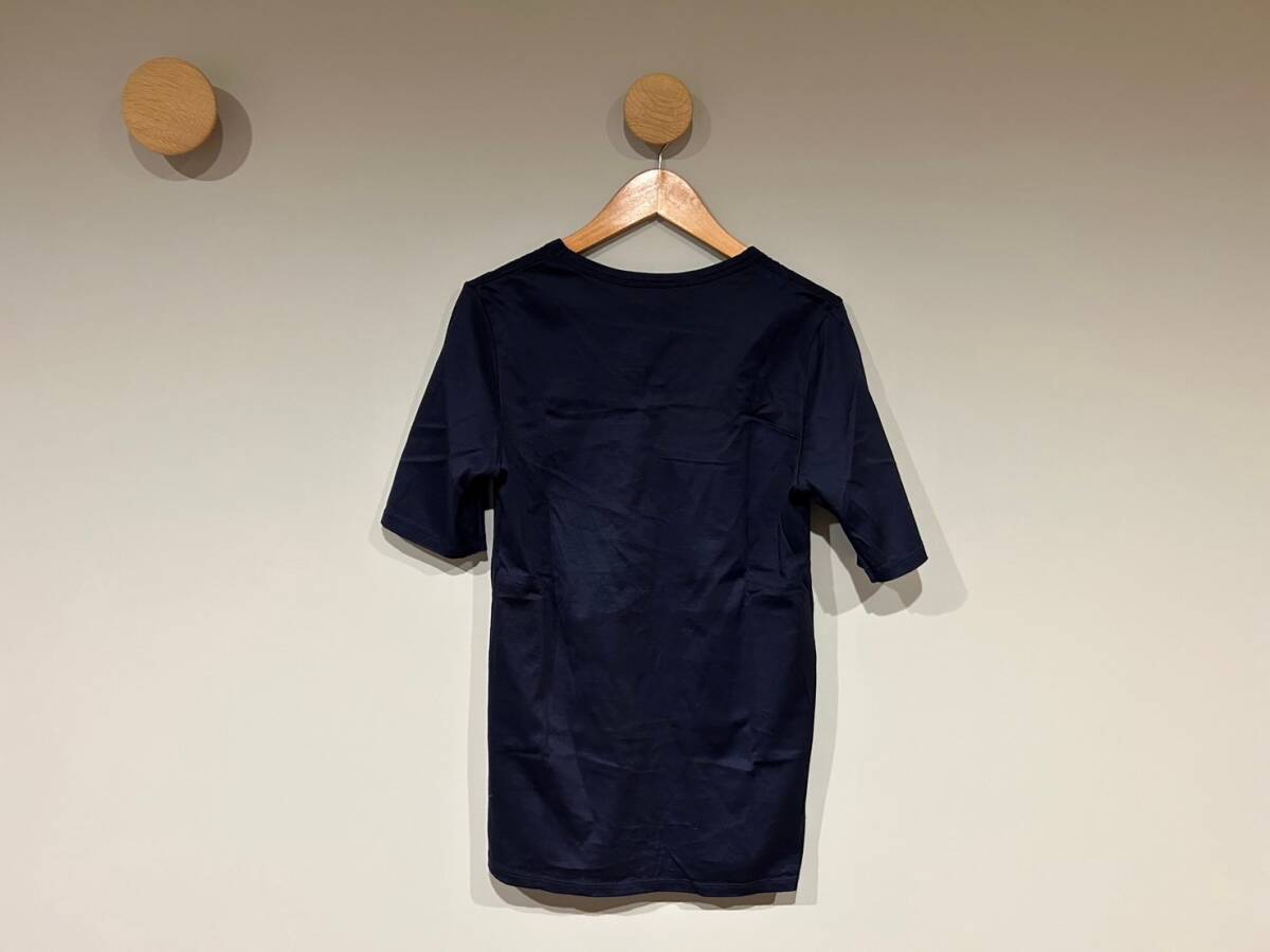 【Le pivot/ル・ピボット】カットソー Tシャツ sizeF ネイビー 日本製 半袖 MADE IN JAPAN 紺_画像2