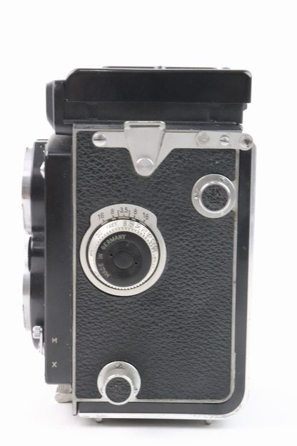 ★1円スタート 売り切り★Rollei/ローライ★ROLLEIFLEX/ローライフレックス 二眼レフフイルムカメラ テッサー 75mm F3.5★レザーケース★AB