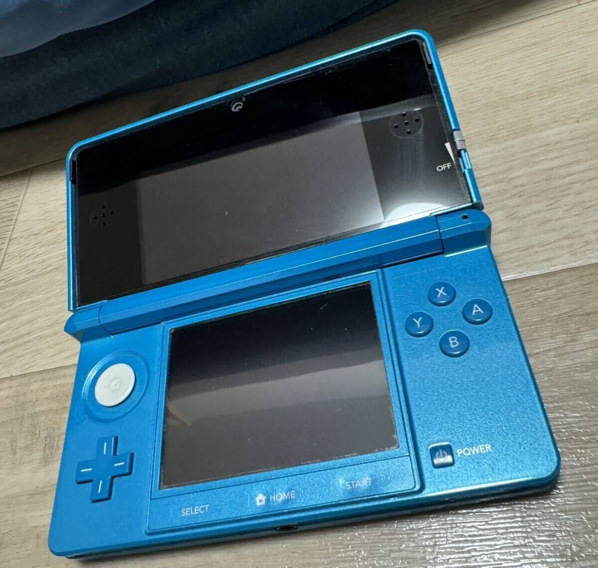 Nintendo 3DS 本体 ニンテンドー3DS 任天堂 箱付き ライトブルー NINTENDO 送料無料_画像2