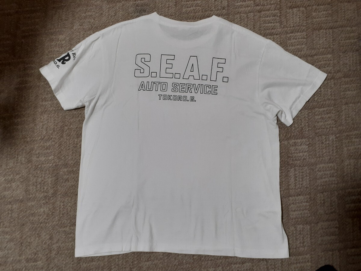 ◆所ジョージ BM davulyu~ 世田谷ベース SEAF AUTO SERVICE Tシャツ JCR BMW ビーエムダブリュー 送230円 USED◆_画像1