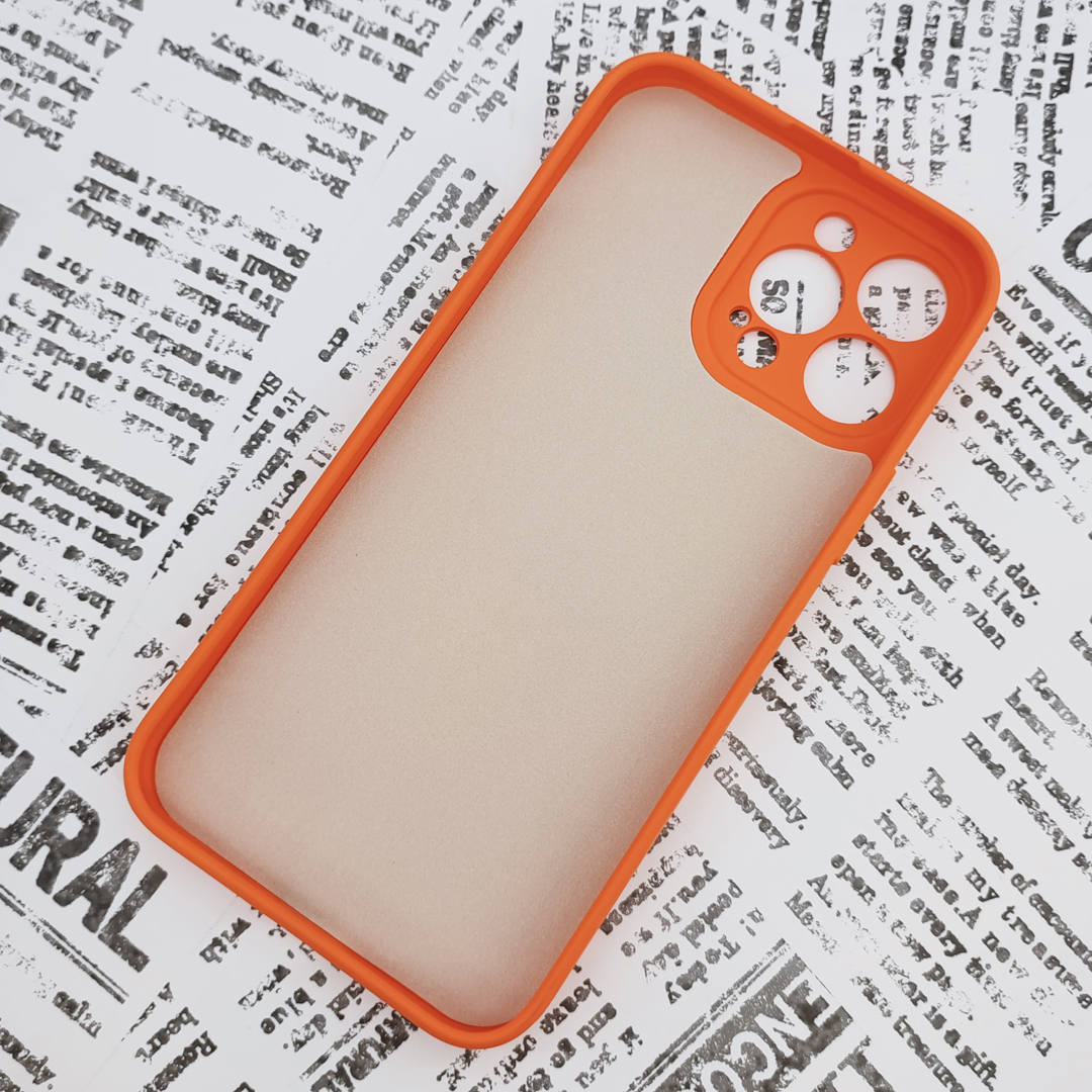 iPhone 13ProMax シリコンケース [04] オレンジ (5)