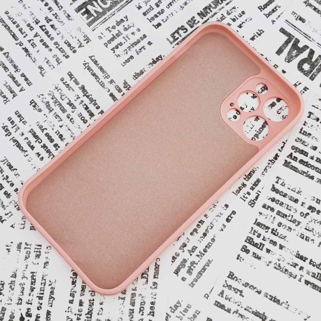 iPhone 12Pro シリコンケース [09] ピンク (2)