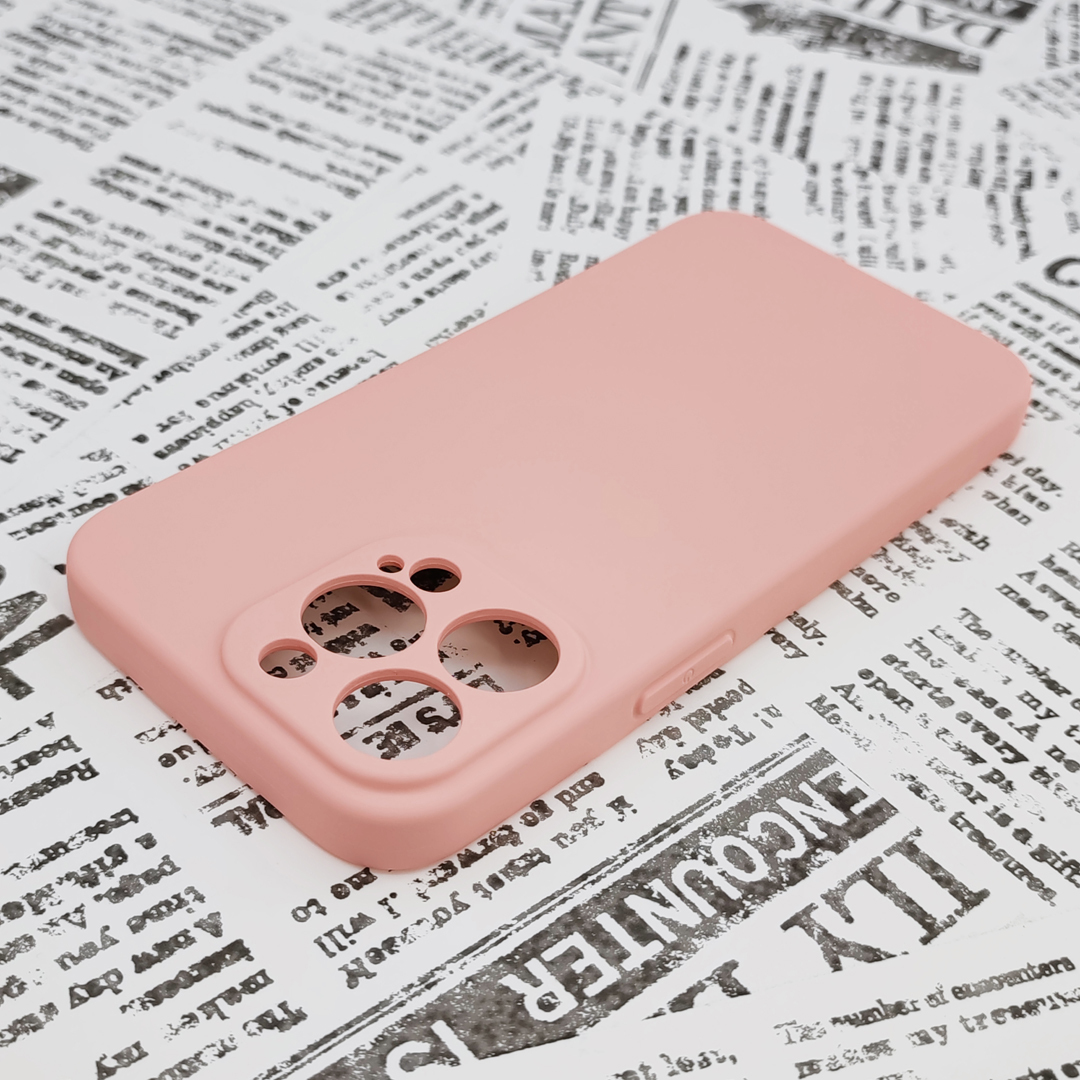 iPhone 13Pro シリコンケース [09] ピンク (3)_画像3