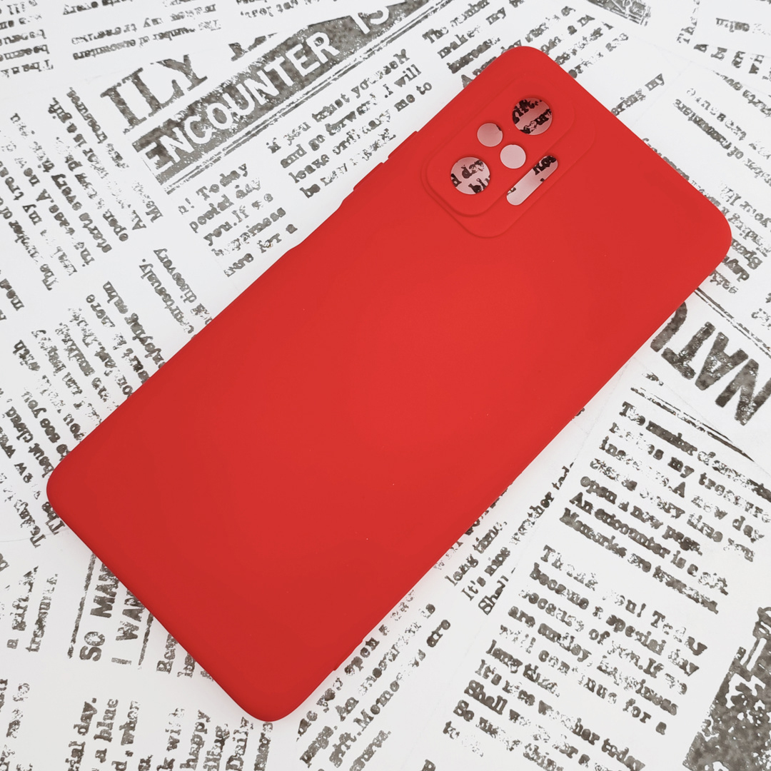 Xiaomi Redmi Note10Pro シリコンケース(1)レッド (4)