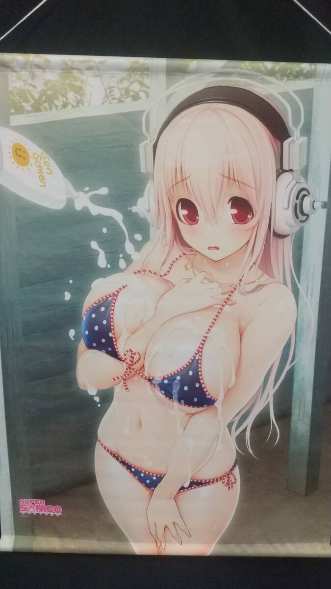 閃乱カグラ 紫 四季 すーぱーそに子 タペストリー ３点セットの画像7