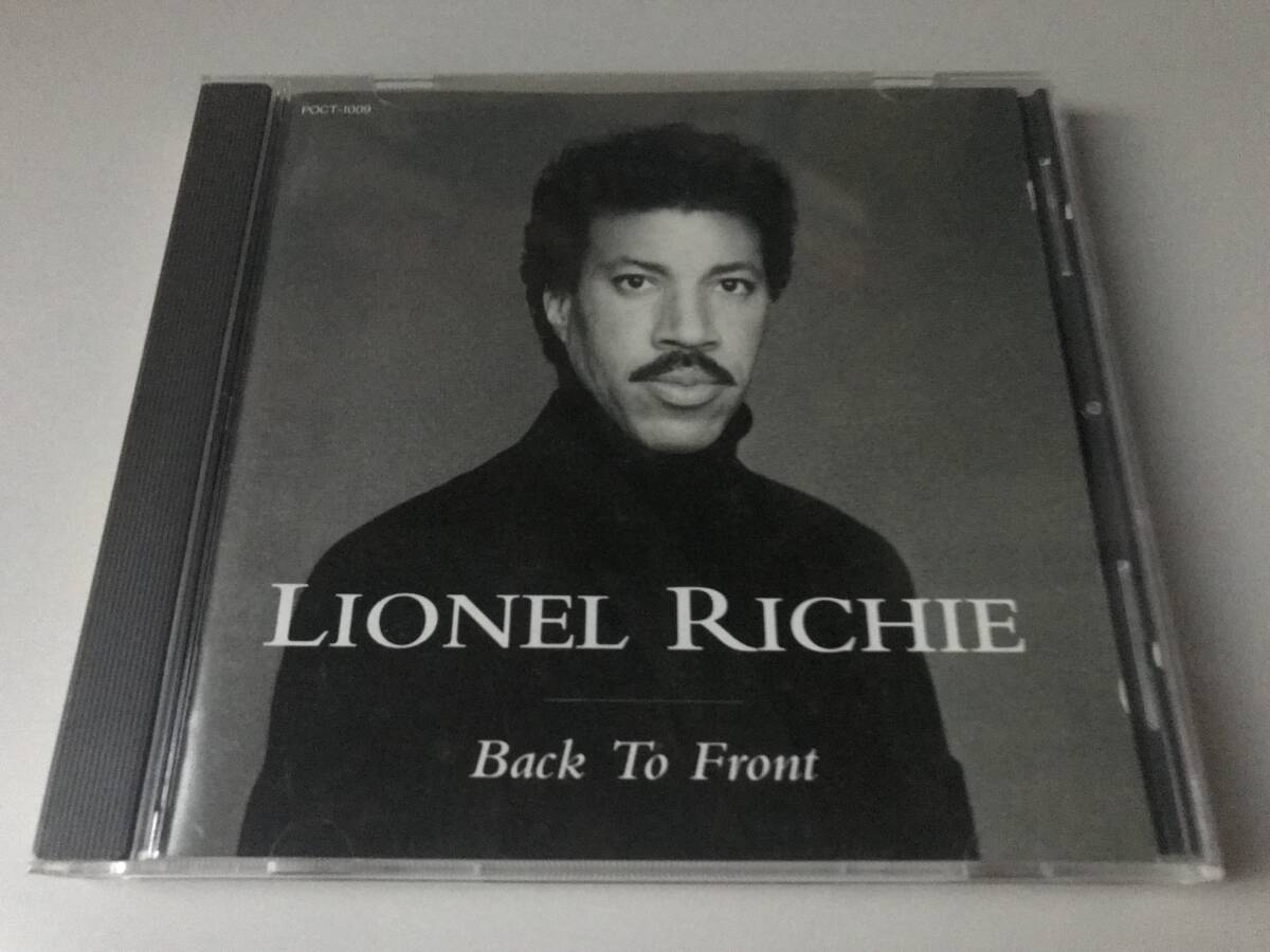 LIONEL RICHIE ライオネル・リッチ/BACK TO FRONT_画像1