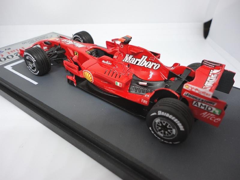 ガレージロム Flat out完成品 フェラーリF2008(バーレーンTest)1/43 ライコネン_画像2