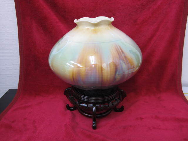 林三江 花器 花瓶 詳細不明 現状品の画像1