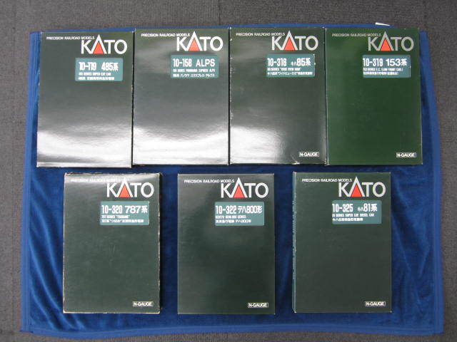 KATO Nゲージ おまとめ 10-119 485系、10‐158 ALPS、10-316 キハ85系など 計7点 動作未確認 ジャンク出品 の画像1