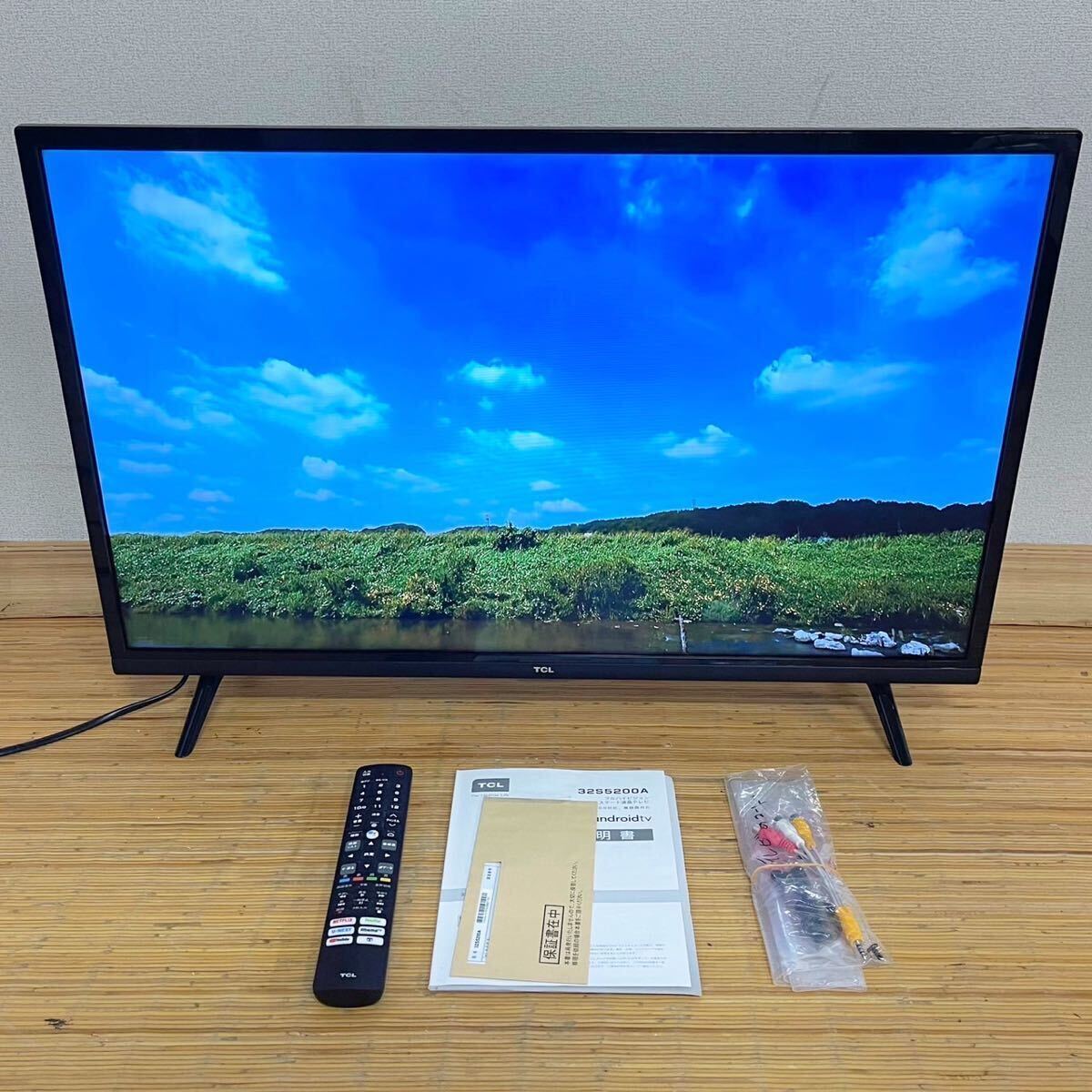 美品 TCL 液晶カラーテレビ 2023年製 32S5200A 32V テレビ TV スマート液晶テレビ YouTube Netflix 家電 動作確認済 初期化済【NK5689】の画像1