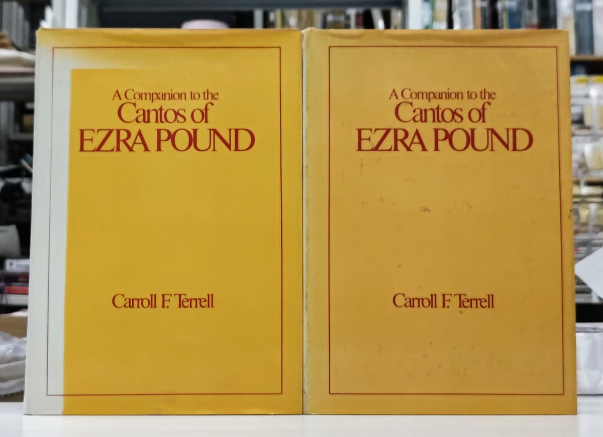 r0405-17.A Companion to the Cantos of EZRA POUND Vol.1~2/エズラ・パウンド/アメリカ文学/詩/文芸評論/批評/伝記/洋書/モダニズム