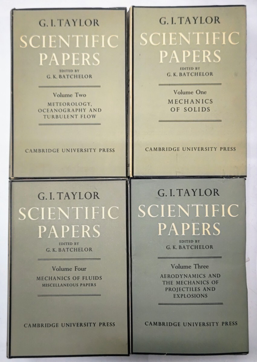 r0404-32. G.I.TAYLOR : SCIENTIFIC PAPERS Vol.1~4/力学/気象学/海洋学/理工書/数学/科学論文/G.I.テイラー/物理学/ジョージ・バチェラーの画像2