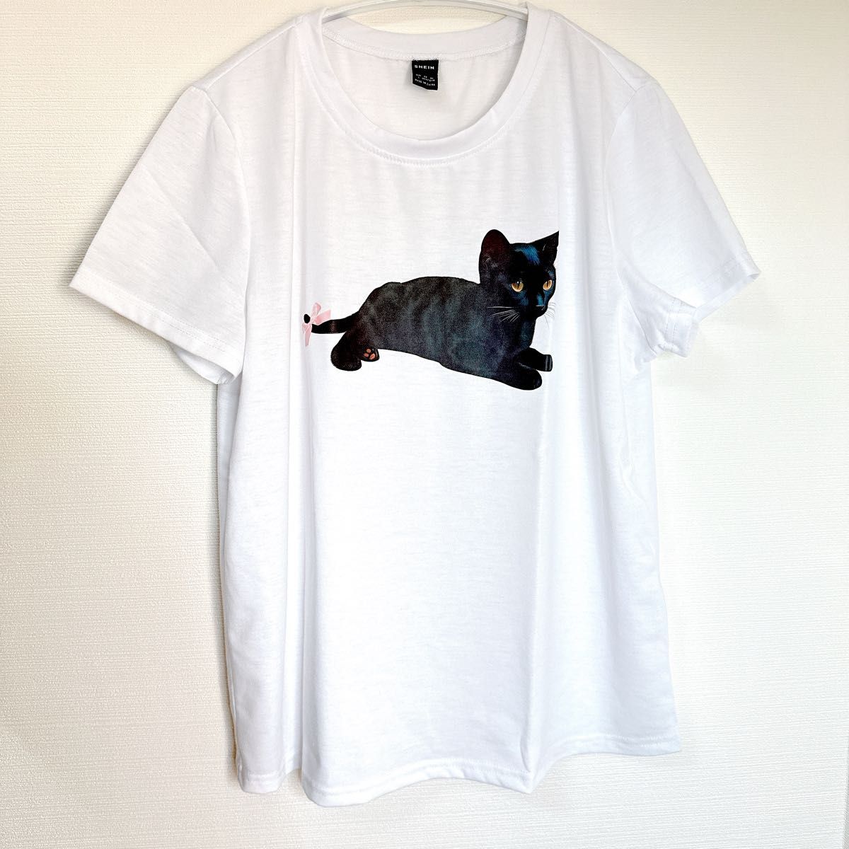ネコ Tシャツ 猫柄 ネコグッズ ねこ Tシャツ ホワイト かわいい  ネコ好き