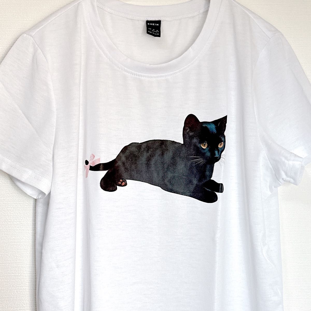 ネコ Tシャツ 猫柄 ネコグッズ ねこ Tシャツ ホワイト かわいい  ネコ好き