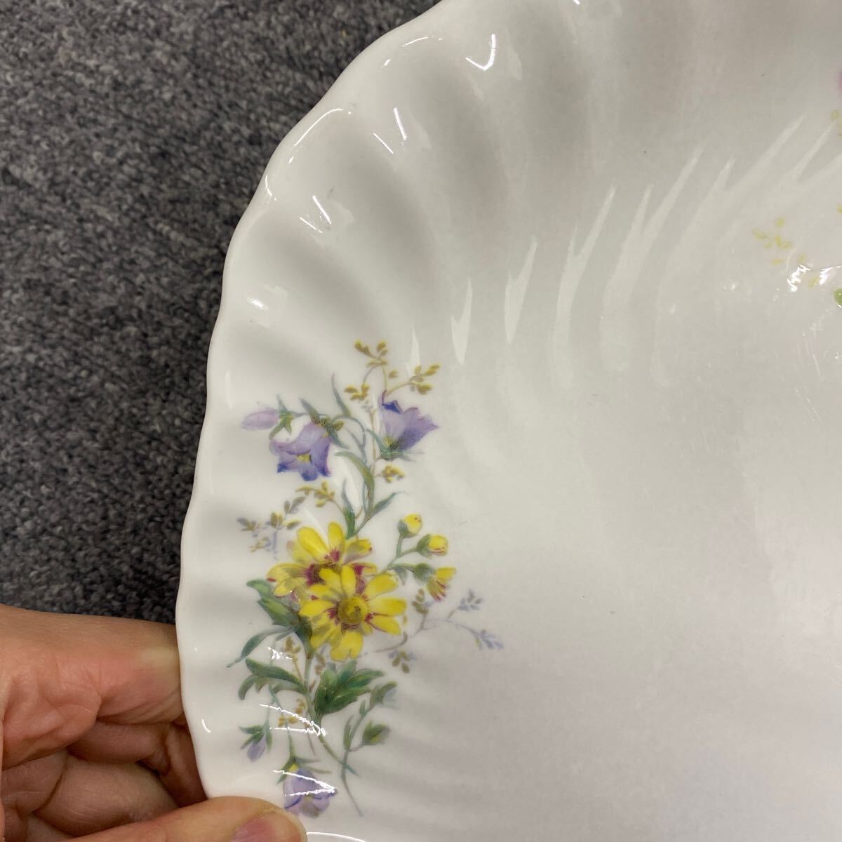 04110 Royal Doulton Royal Doultona LUKA tiaARCADIA ear attaching plate 2 pieces set floral print Western-style tableware 