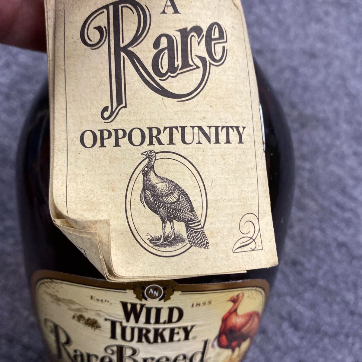 04327未開栓レア WILD TURKEY RareBreed 750ml 108.4Proof ワイルドターキー レア・ブリード 750ml 54.2％古酒 の画像4