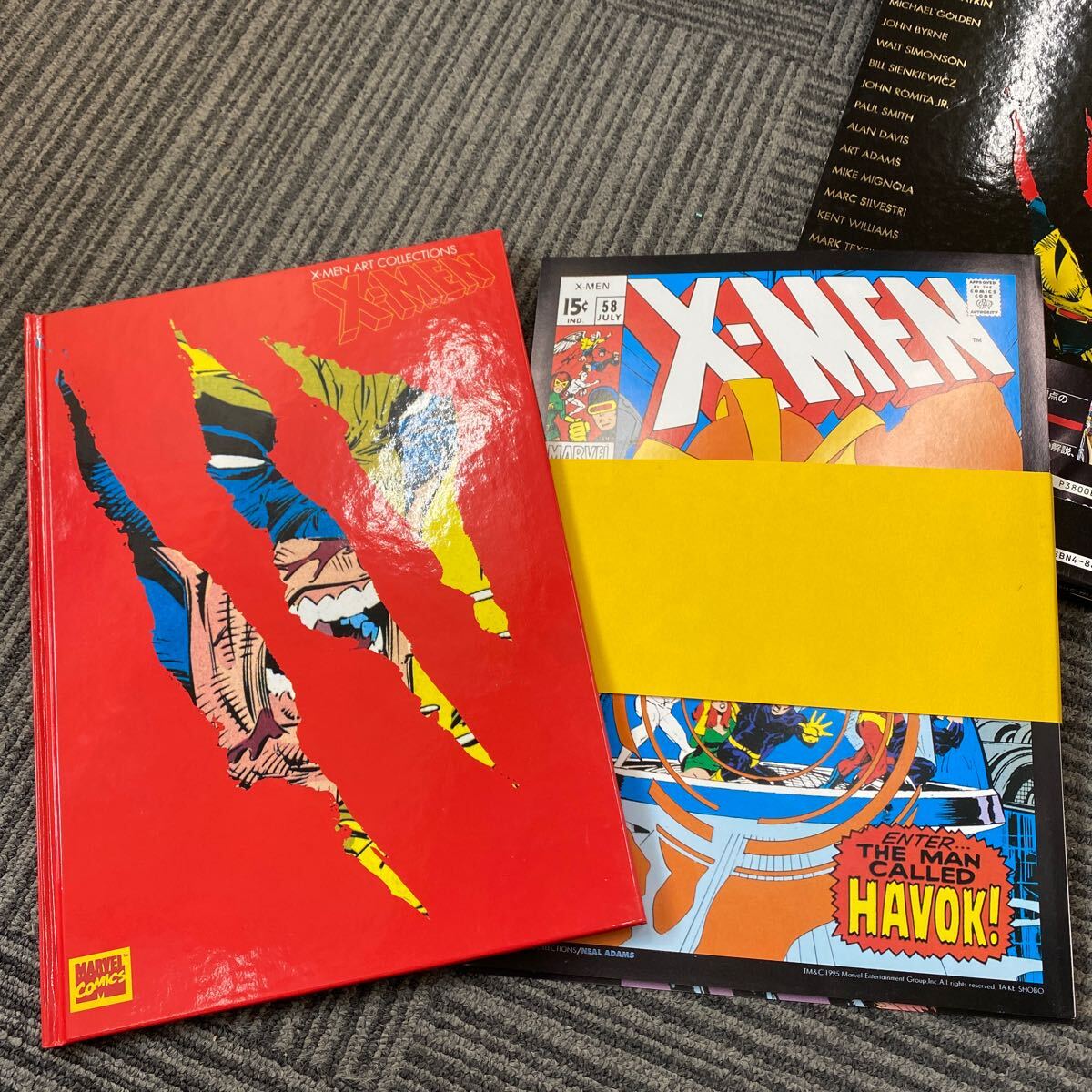 04446 激レア X-MEN ART COLLECTIONS エックスメン アートブック アートコレクション イラスト集の画像5