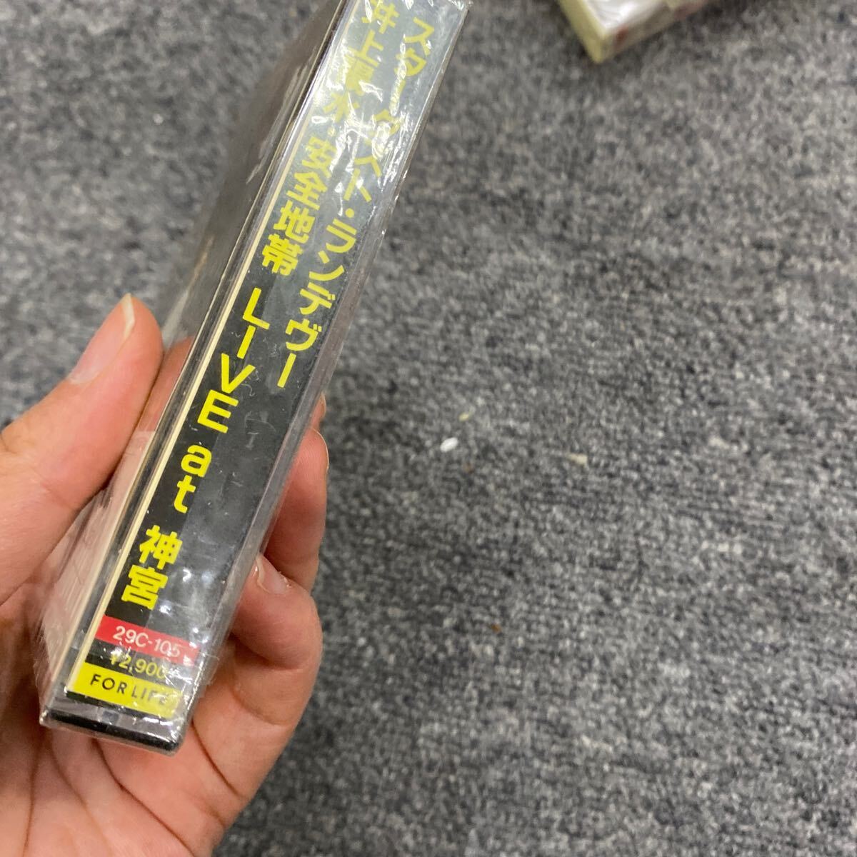 04531 未開封カセットテープスターダスト・ランデヴー　井上陽水・安全地帯　ＬＩＶＥ　ａｔ　神宮井上陽水　＆　安全地帯　動作未確認