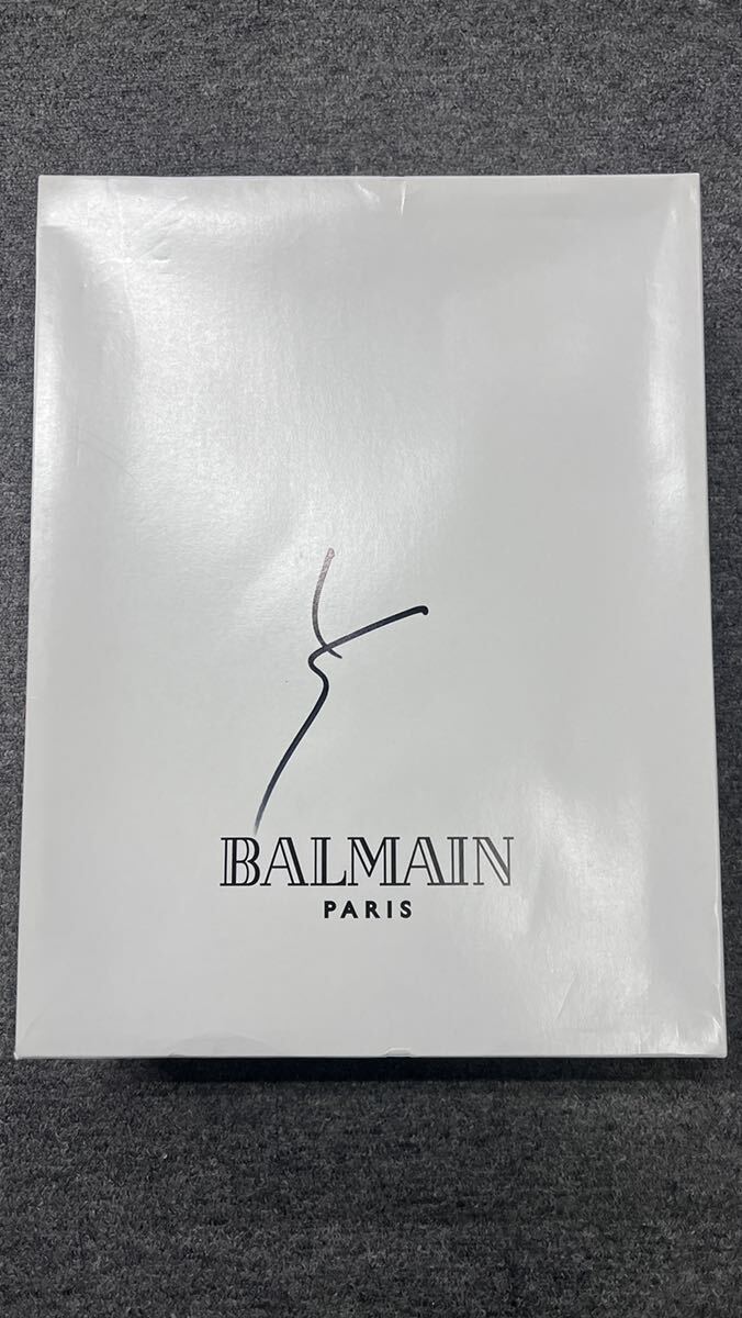 未使用品BALMAIN タオル生地 バスローブ フリーサイズ 箱付 の画像3
