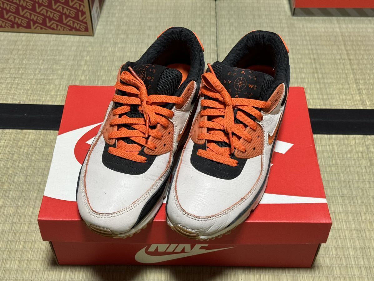 AIR MAX 90 HOME ＆ AWAY ORANGE CJ0611-100 （セイル/セーフティオレンジ/ブラック/ガムミディアムブラウン）_画像1