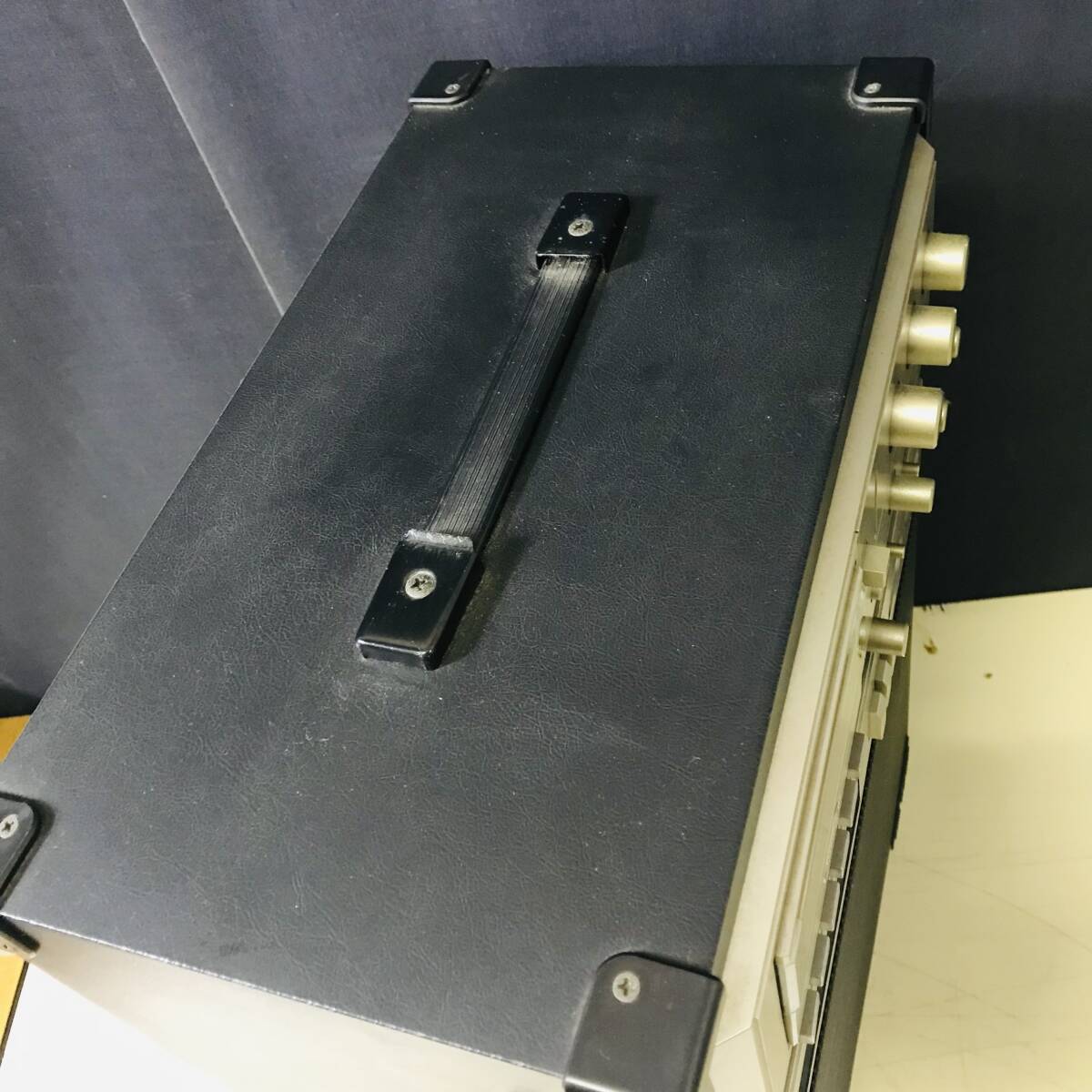 NA6036 通電確認 ミュージックアンプ TOA MA-707 18W カセット 8トラック オーディオ機器 音響 アンプ 中古品 箱付き 検品K_画像8