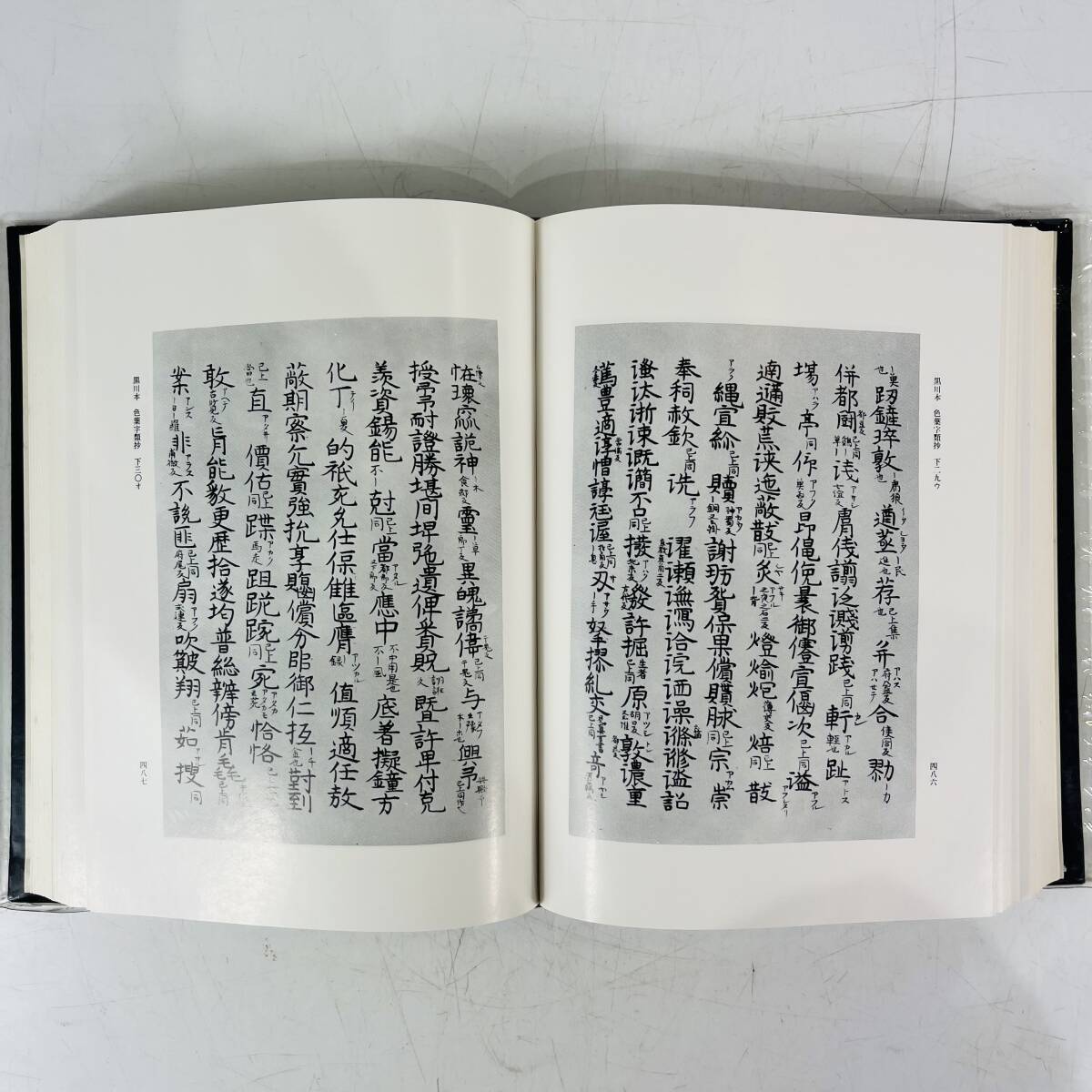 NA6244 色葉字類抄研究並びに総合索引 風間書房刊 中田祝夫, 峰岸明 共編 黒川本影印篇 2冊まとめ 昭和52年 検K_画像6