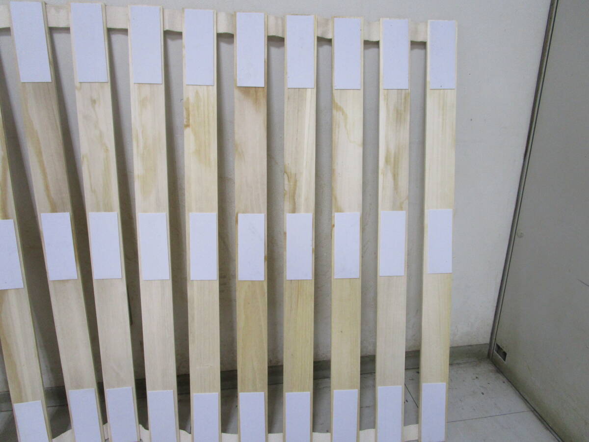 N542* платформа из деревянных планок сворачивающийся кровать с решетчатым основанием одиночный размер влажность snoko коврик складной предотвращение скольжения есть * б/у товар 