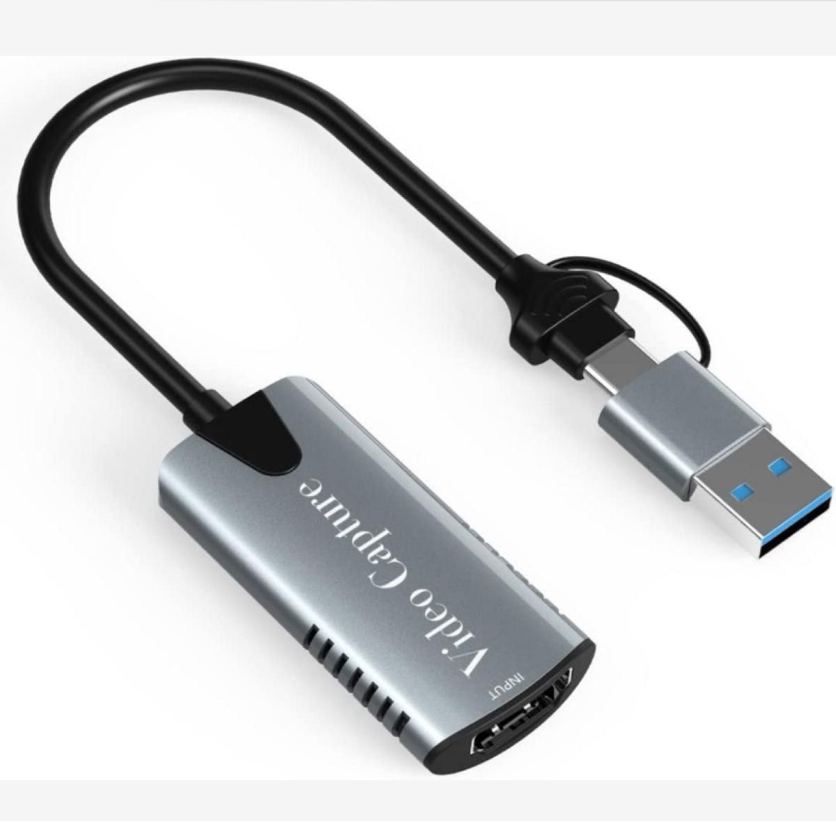 キャプチャーボード ゲームキャプチャー  小型軽量　USB type-c  HDMI  