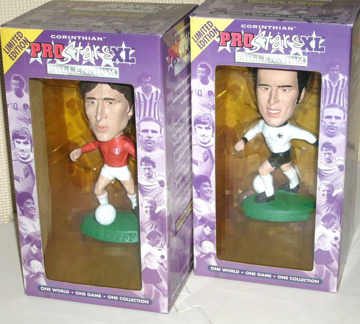 CORINTHIAN PROSTARS XL ベッケンバウアー＆クライフ 2体セット /コリンシアン サッカーフィギュア_画像1