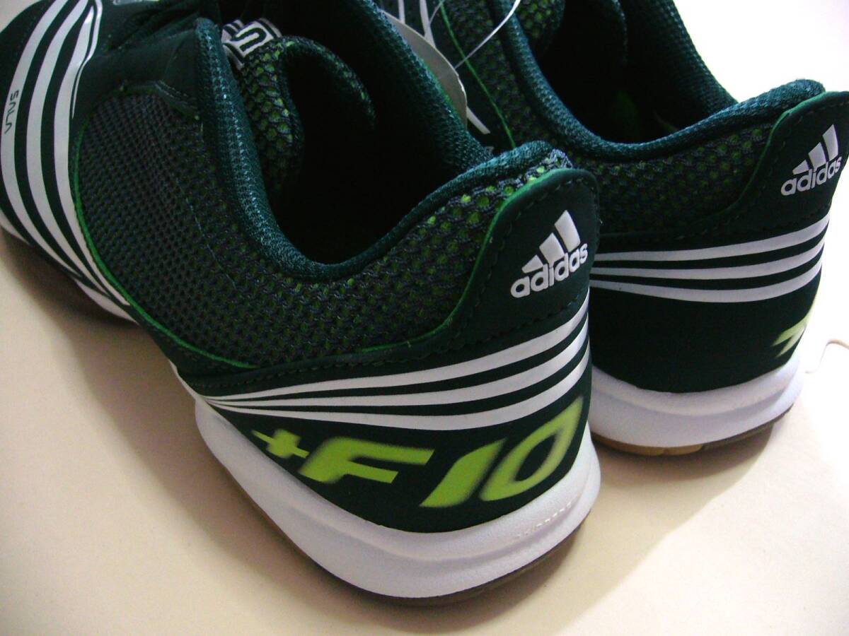 adidas 27.5cm「F10 2007 Sala/サラ」 緑(グリーン)系 /フットサル・サッカーシューズ_画像5